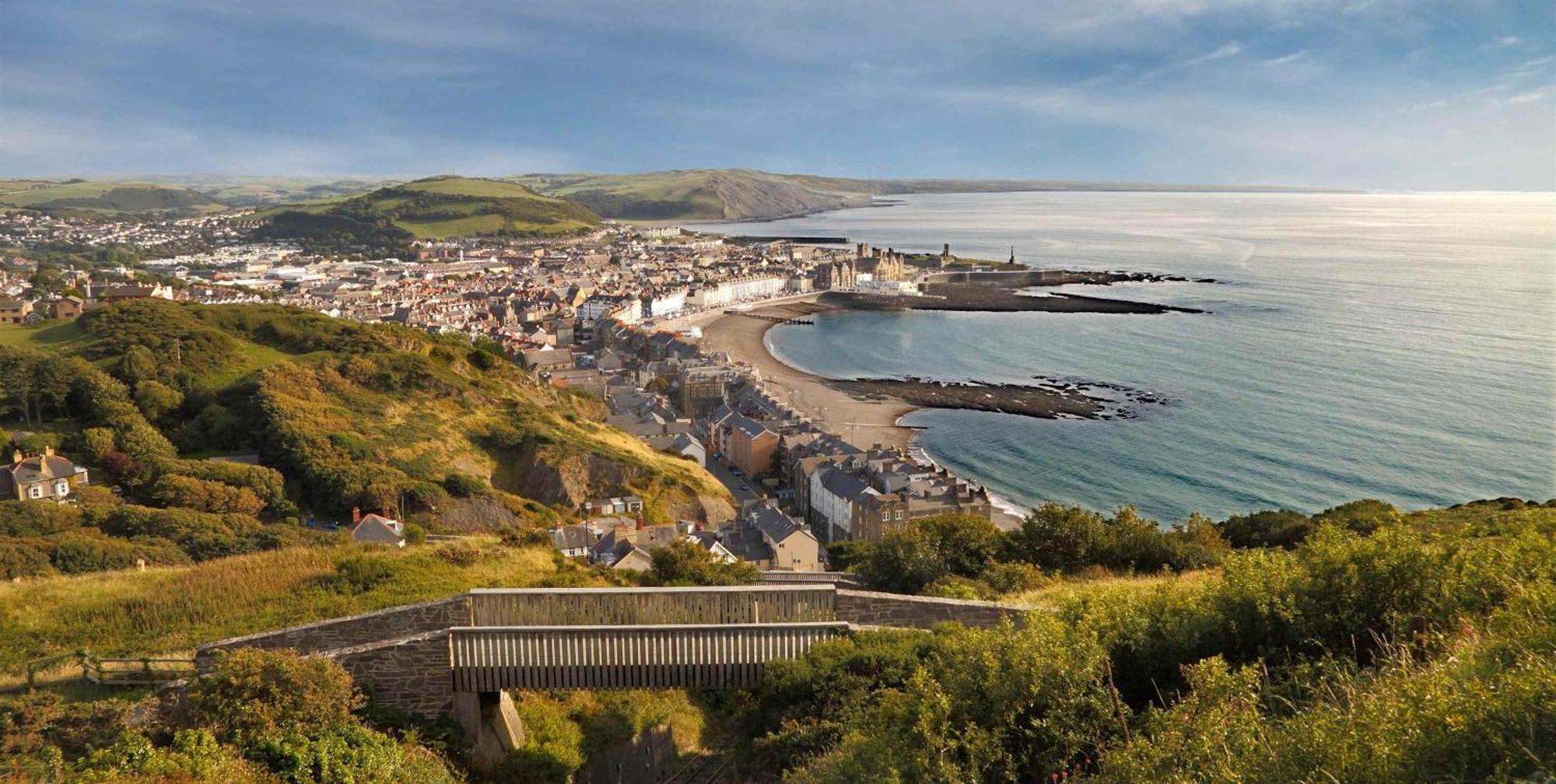 Sea Viev Static Caravan In Clarach Bay Holiday Village Aberystwyth Exterior foto